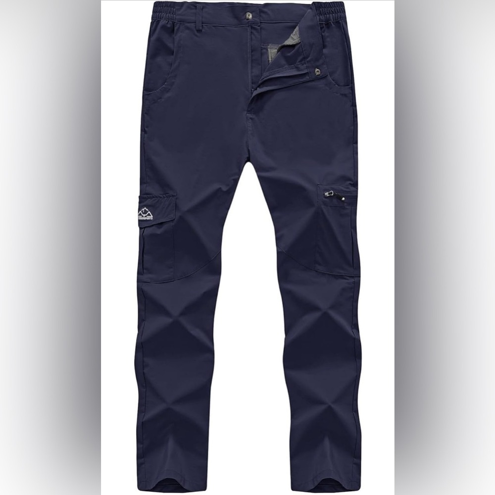 NWT- Men's Lightweight Outdoor Hiking Pants with 6 Pockets